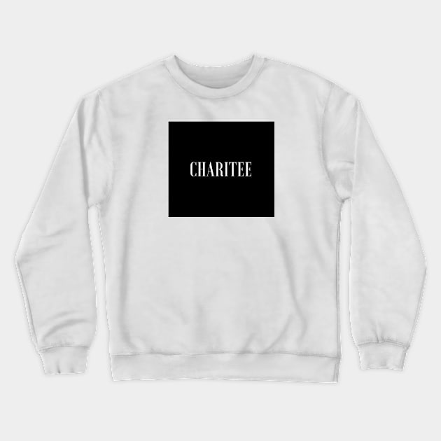 Charitee Black Standard Crewneck Sweatshirt by Charitee